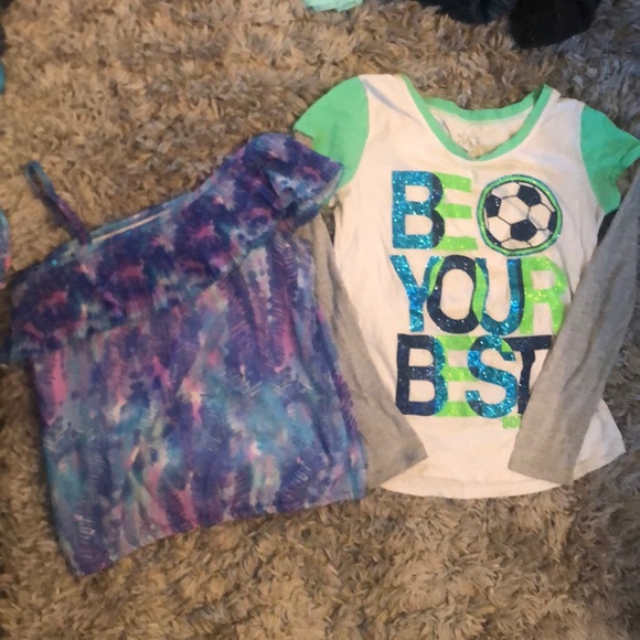 Girls justice shirts bundle - Picture 1 of 5